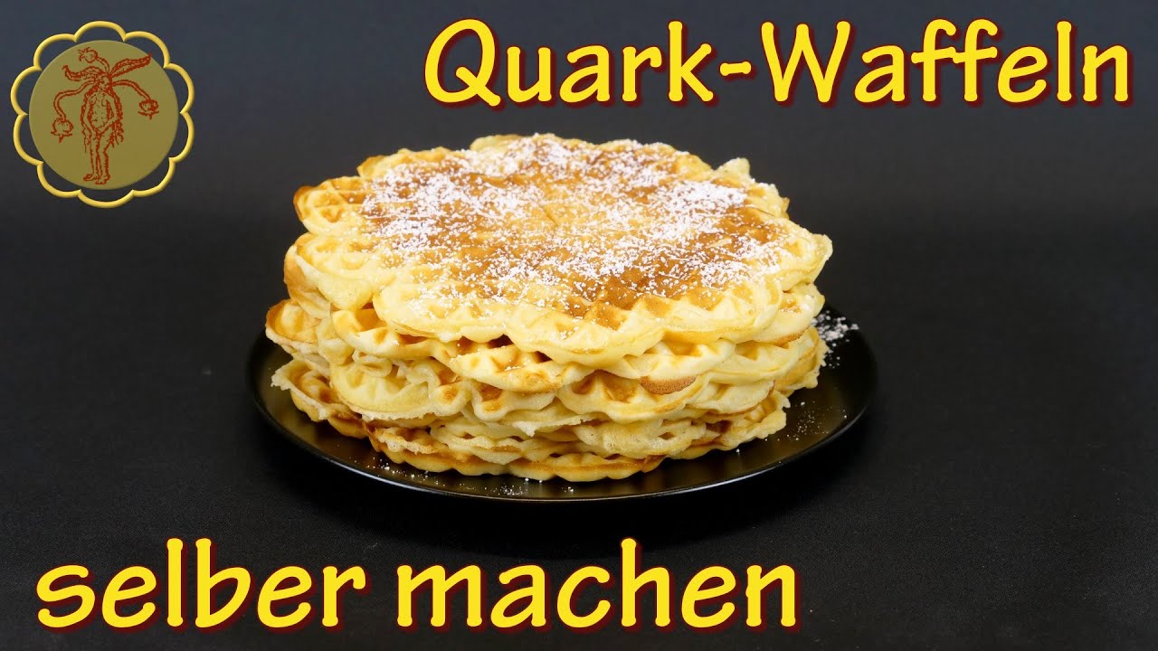 Quark Waffeln selber machen