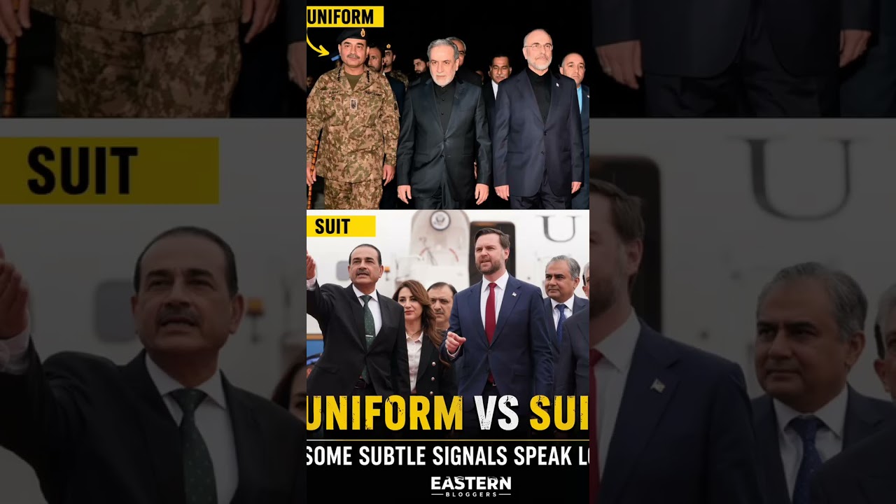 Suit vs Uniform #suitvsuniform #IslamabadAccord #USIranTalks #BreakingNews #WorldPolitics