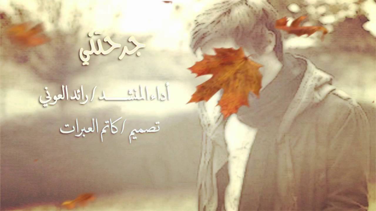 شيلة جرحتني | أداء رائد العوني | تصميم كاتم العبرات | شيلات قصائد شعر مكتوب