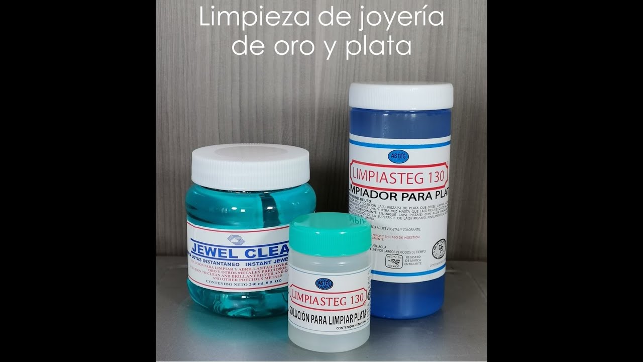 VIDEO CHARLA:  Limpieza de Joyería oro y plata con Productos Asteg