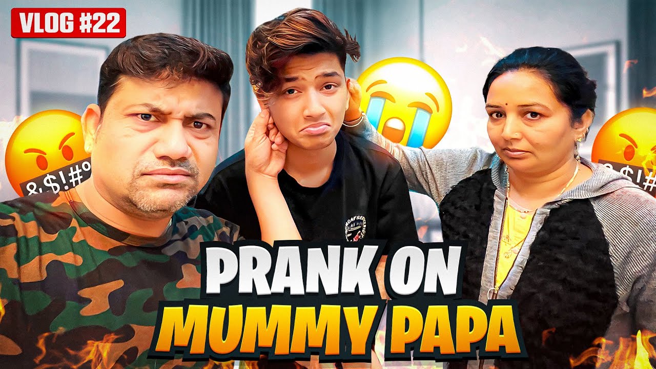 Prank gone wrong on mummy papa😂|Tusharsilawat