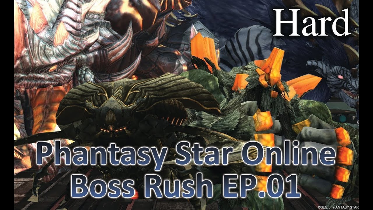 [ PSO2 TH ] Fighter - Boss Rush Episode 1 (Solo , Hard)