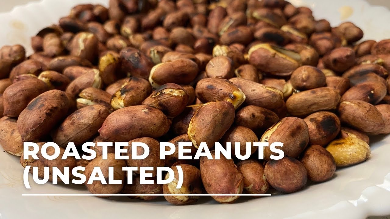 Roasted Peanuts (Unsalted) || How to roast peanuts