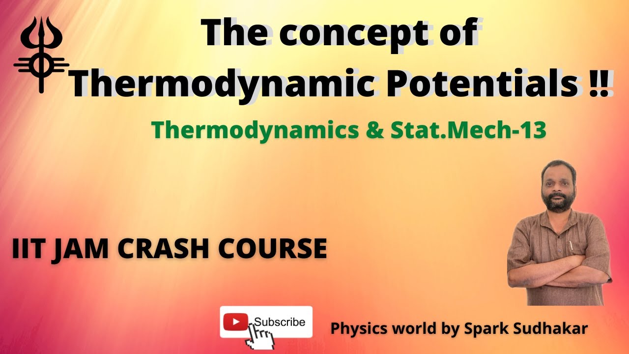 TD Potentials|| THERMODYNAMICS-13