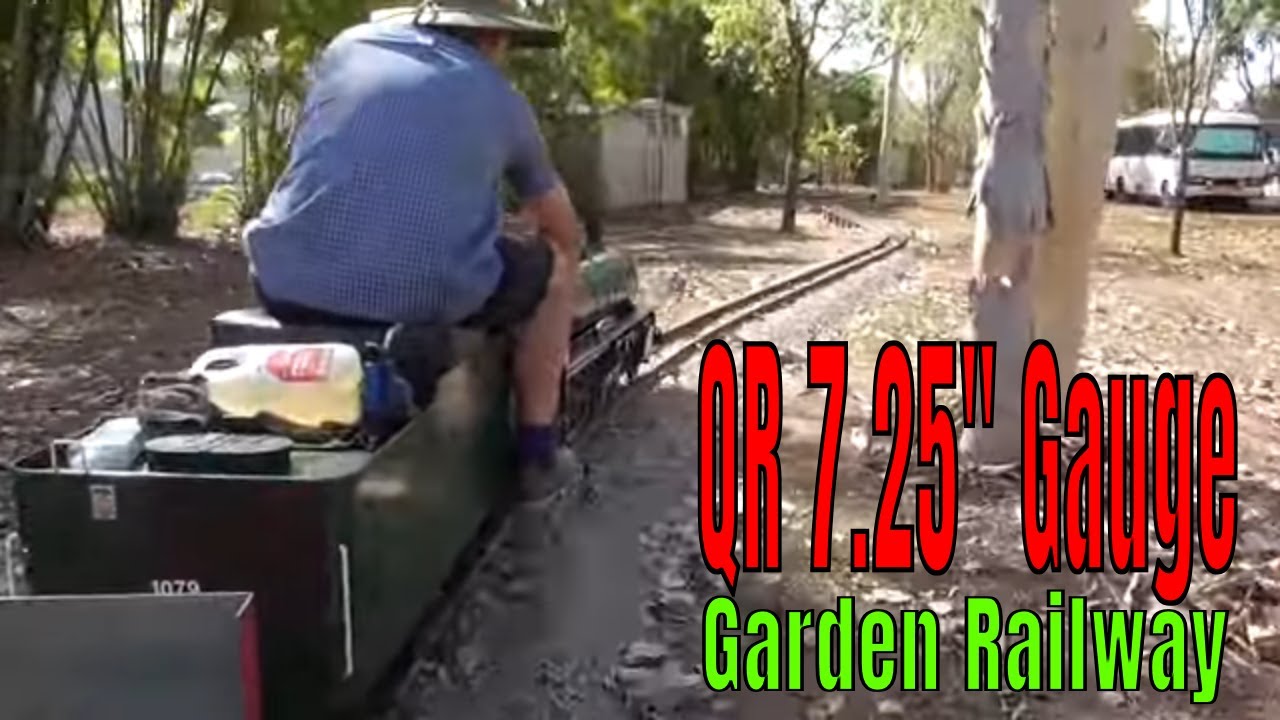Miniature Garden Railway (Video No. 4) - Australian 7.25 inch Gauge Steam Train QR BB18¼