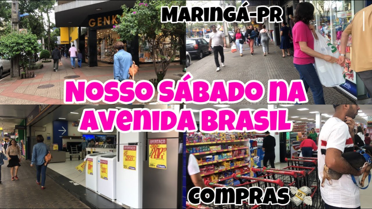 Nosso Sábado na Avenida Brasil | Dia de Compras 💸| Maringá-PR