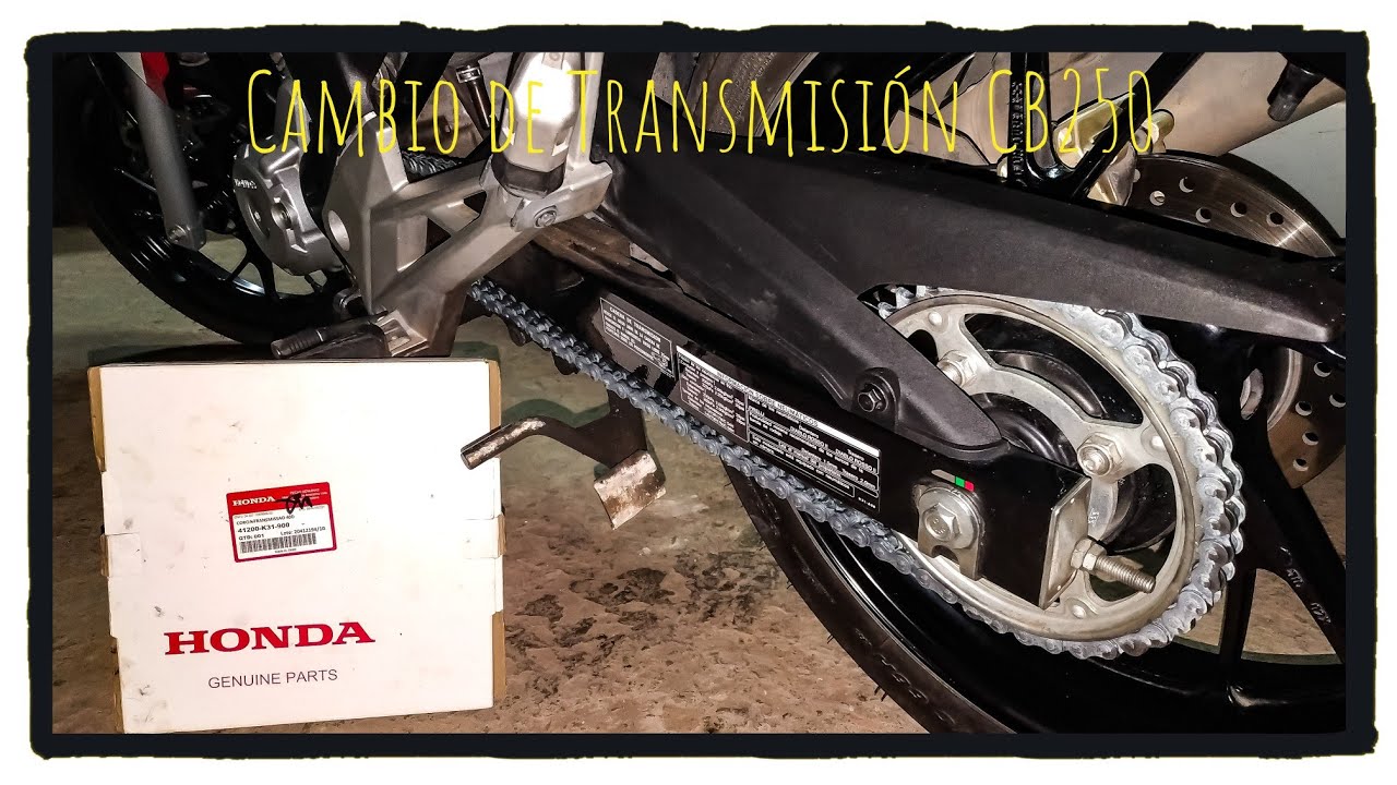 HONDA CB250 [Cambio de transmision]