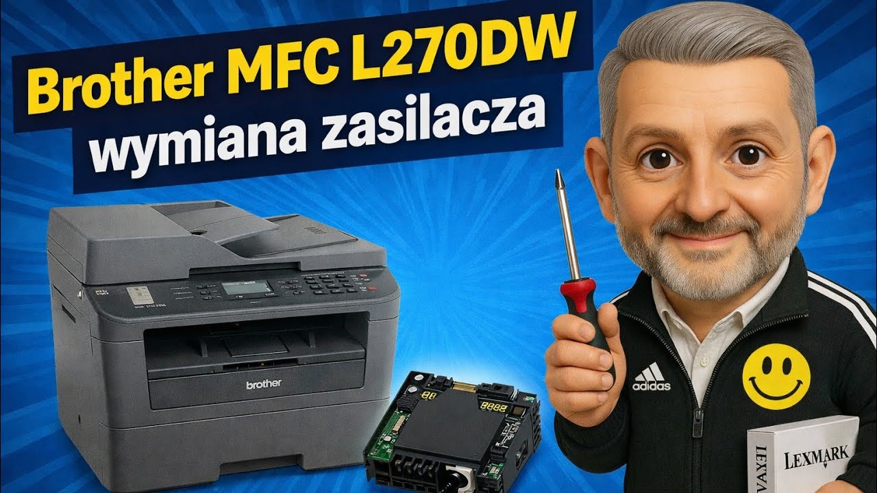 BROTHER MFC-L2700DW 🖨️ Wymiana zasilacza