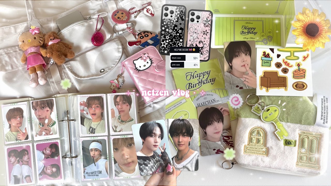 nctzen vlog [시즈니 브이로그] ♡ week in my life, unboxing recent mail, organize my desk