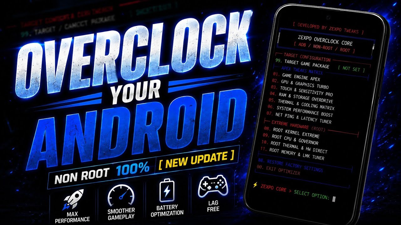 😱 РАЗГОНИ СВОЙ ANDROID! 🔥 Стабильные 60-120 FPS в играх | Макс. производительность | Без Root (2026)