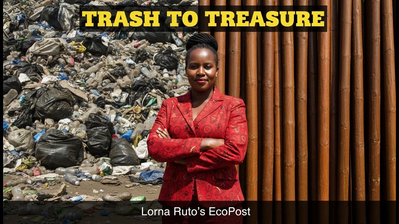 How Lorna Ruto Turns Plastic Waste Into Fence Posts (And Makes Millions)