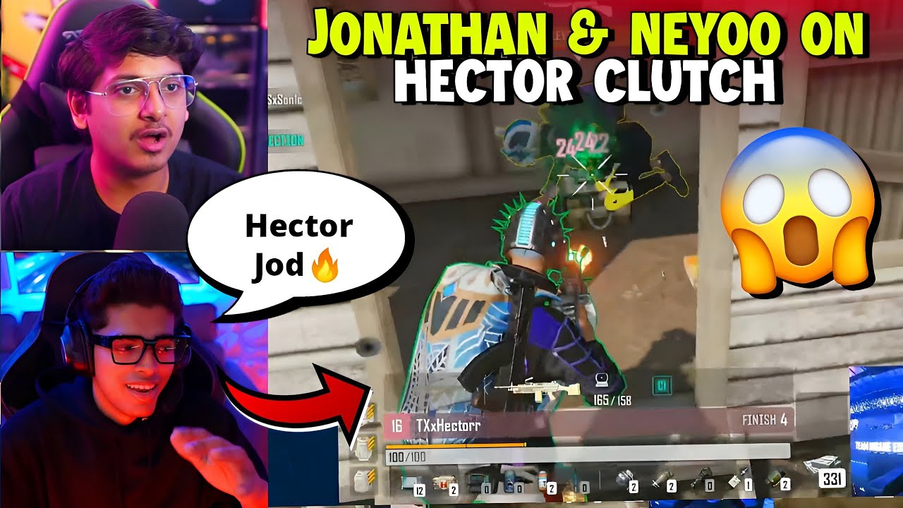 Neyoo & Jonathan impressed by Hector Clutch 😳🔥