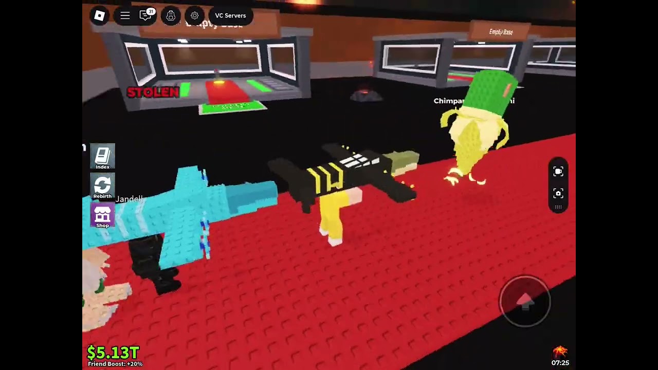 Doing the Mateo and bomardiro ritual in steal a brainrot!