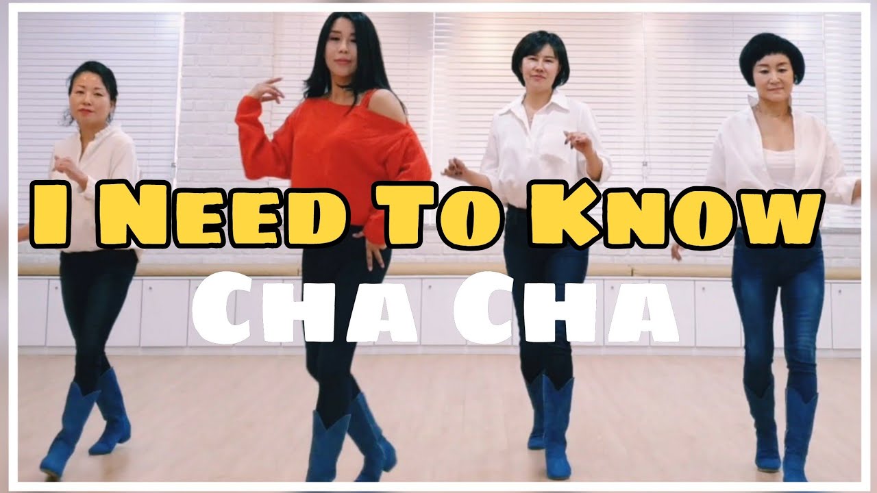 (윤은희라인댄스)Need To Know-Line Dance 라인댄스  설명영상