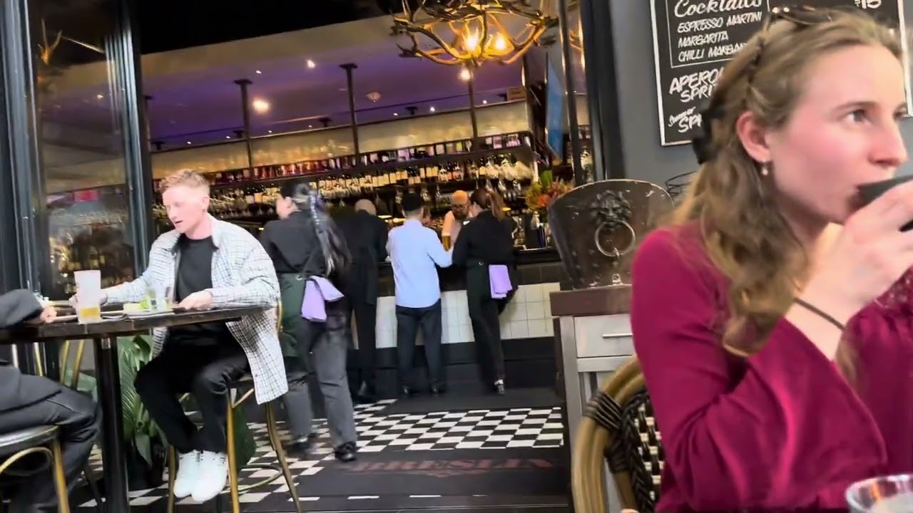 Breslin Bar and Grill restaurant, Southbank, Melbourne.