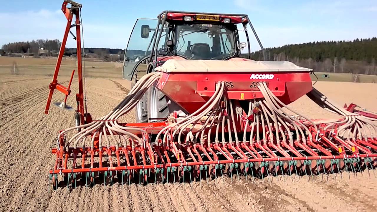 Case ih maxxum 120 MC  + kverneland accord DV 6