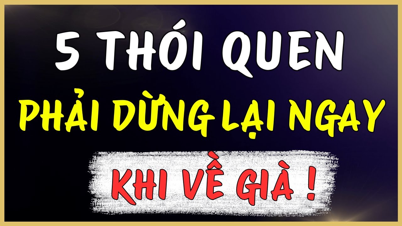 5 Thói Quen Nhỏ Ngỡ Là Vô Hại - Nhưng Âm Thầm Rút Ngắn Tuổi Thọ Người Già.