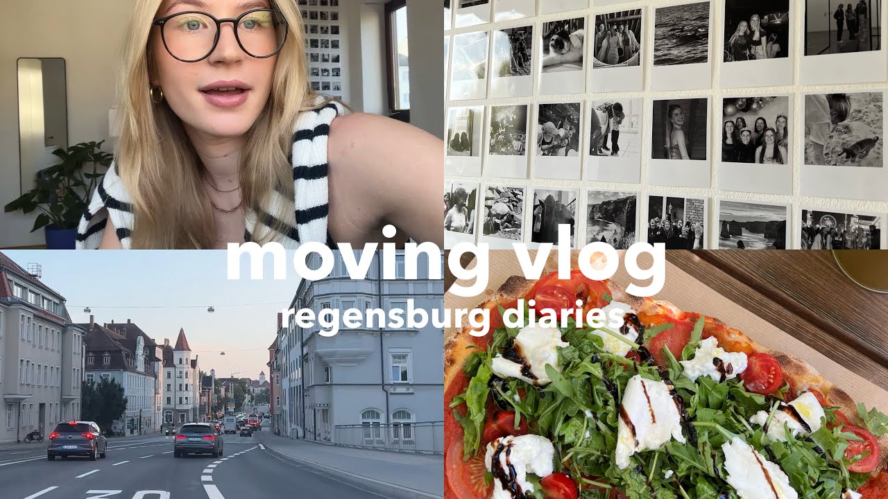 moving diaries || Umzug nach Regensburg, Einkaufen für die WG, erste Woche alleine leben