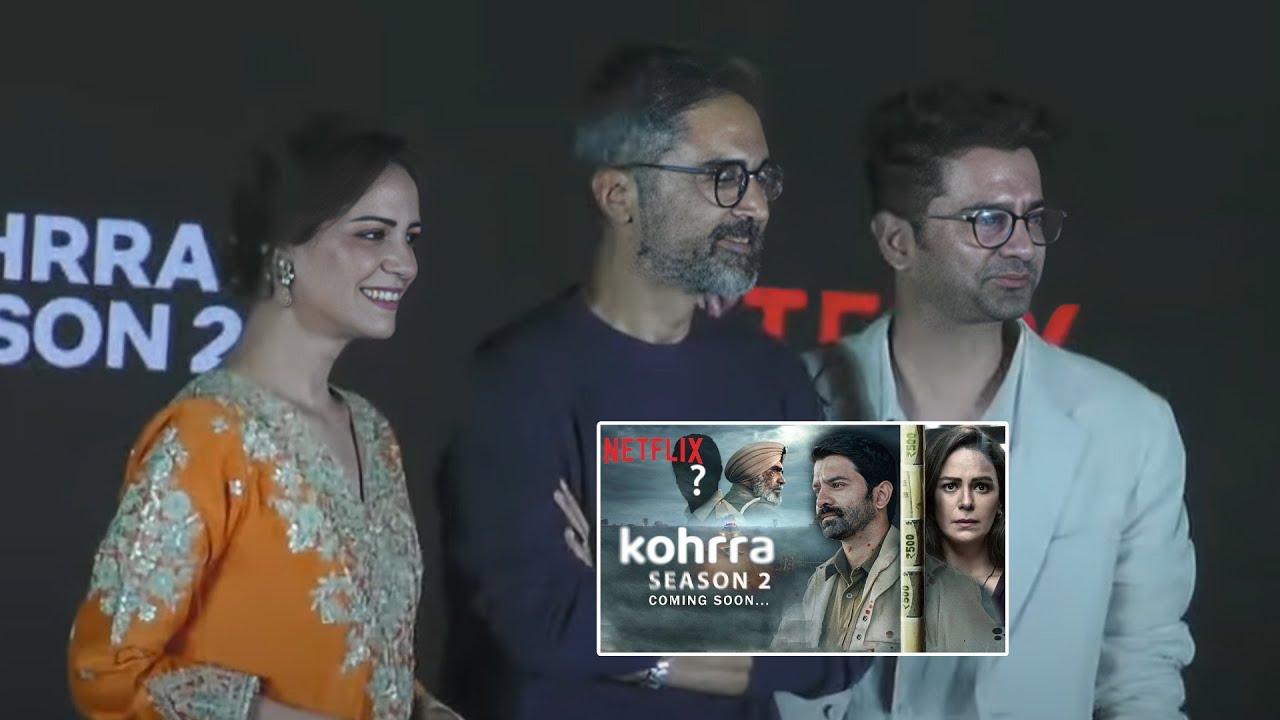 Barun Sobti & Mona Singh At Kohrra Season 2 Announcement | Netflix India