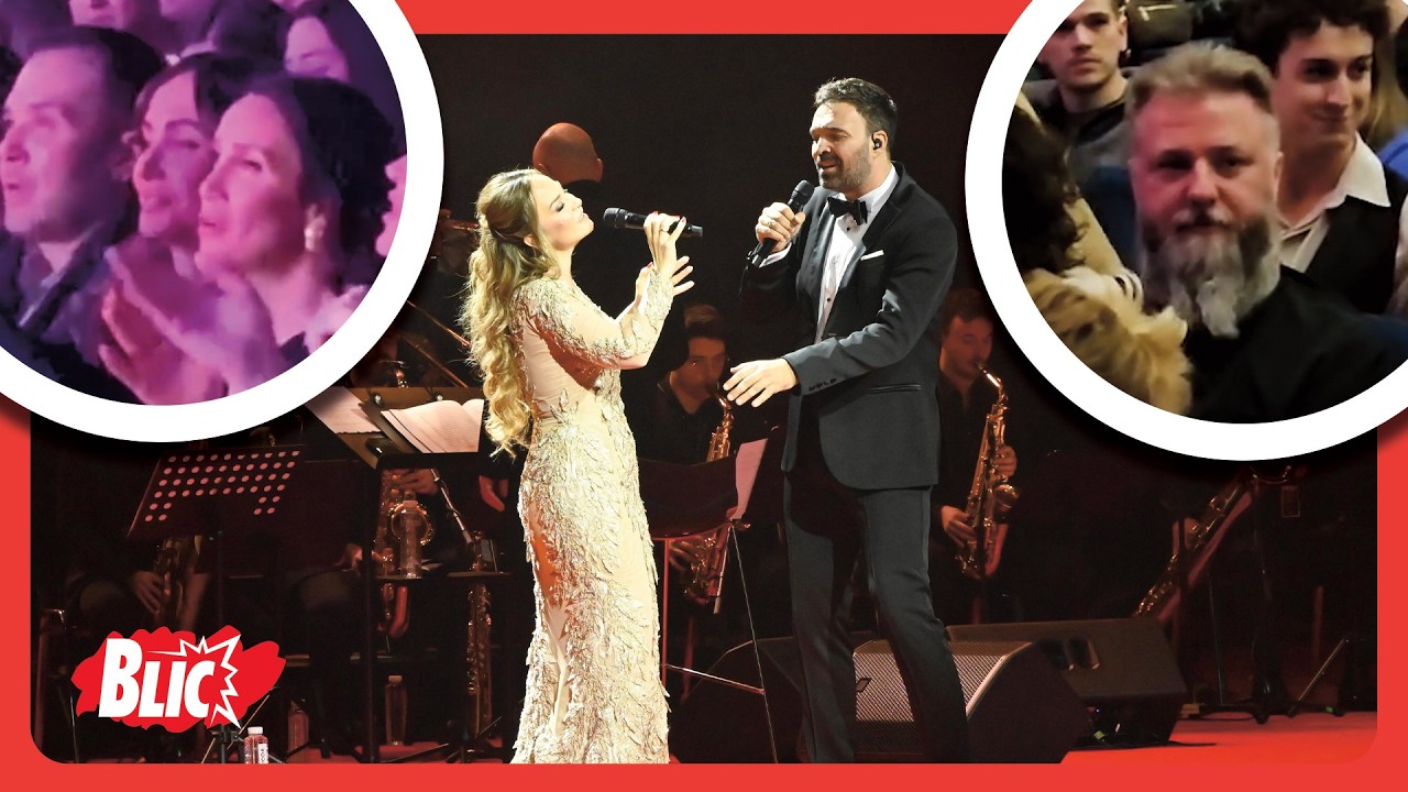 Jelena Tomašević prekinula koncert: U publici otac Predrag Popović sa ženom, Emina Jahović kasnila