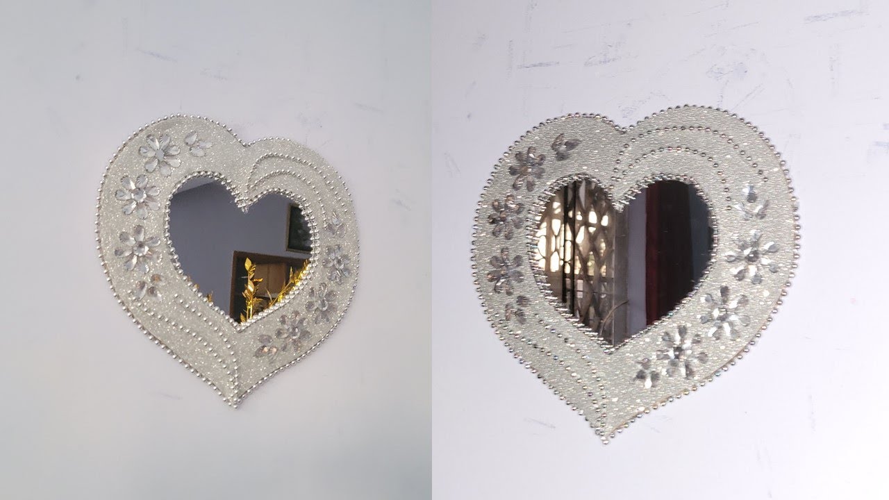 Espejo de lujo para este día del amor, elegante y facil