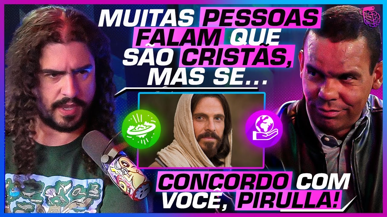 O QUE um ATEU acha de JESUS CRISTO? - PIRULLA E RODRIGO SILVA