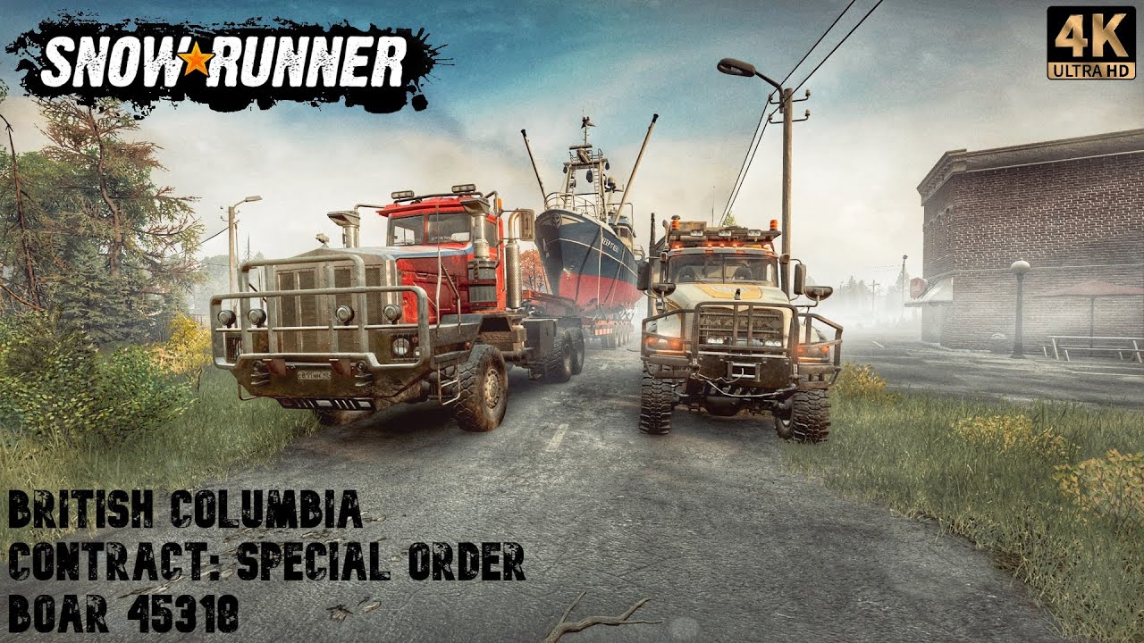 SnowRunner British Columbia Contract: Special Order BOAR 45318