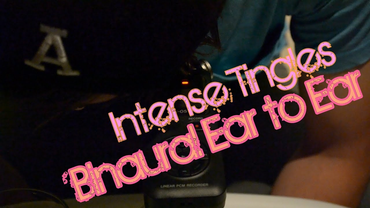 ASMR ~ Intense Tingles ~ 3D binaural inaudible ear to ear whispering