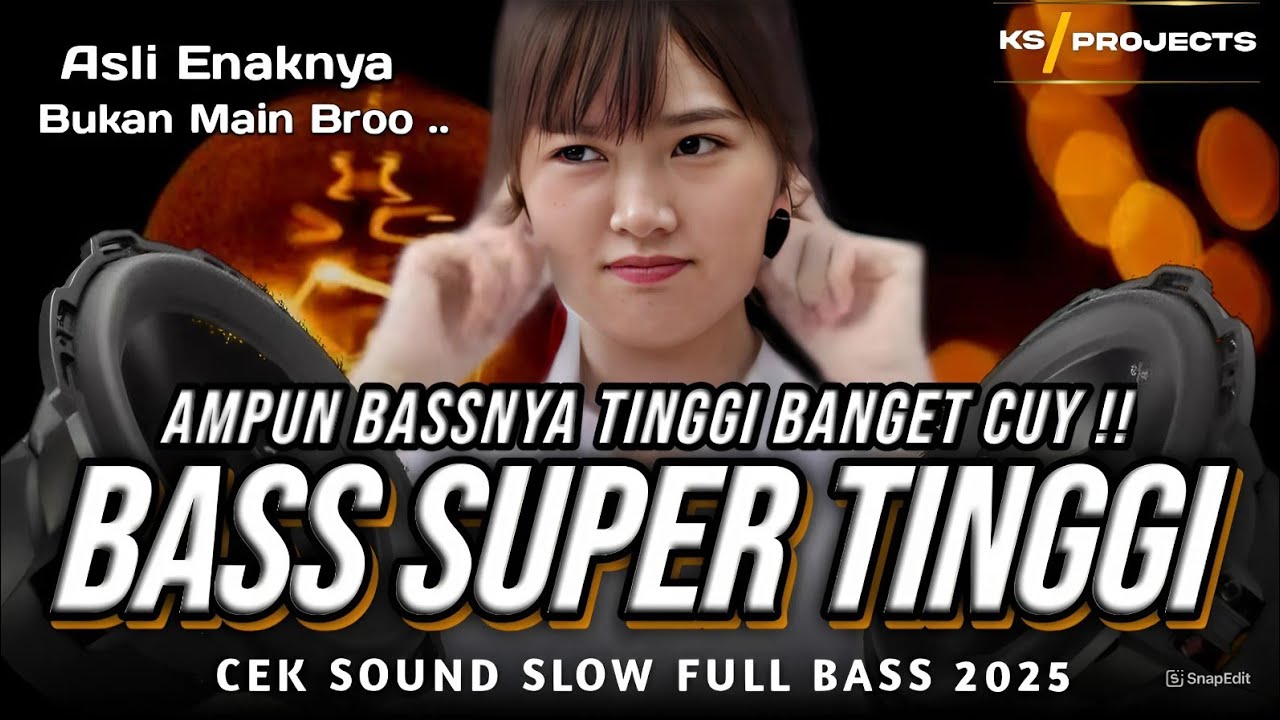AMPUN BASSNYA TINGGI BANGET CUY | BASS SUPER TINGGI CEK SOUND SLOW FULL BASS 2025