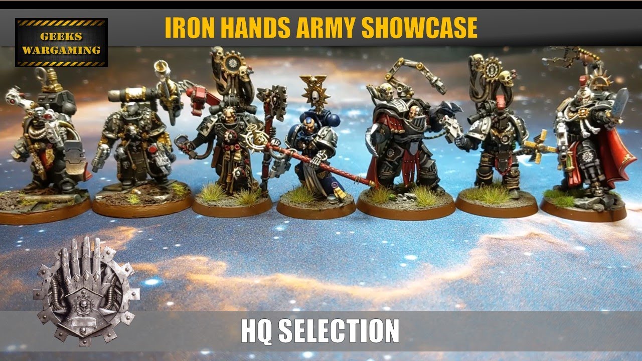 Iron Hands Army mini series *HQ showcase*