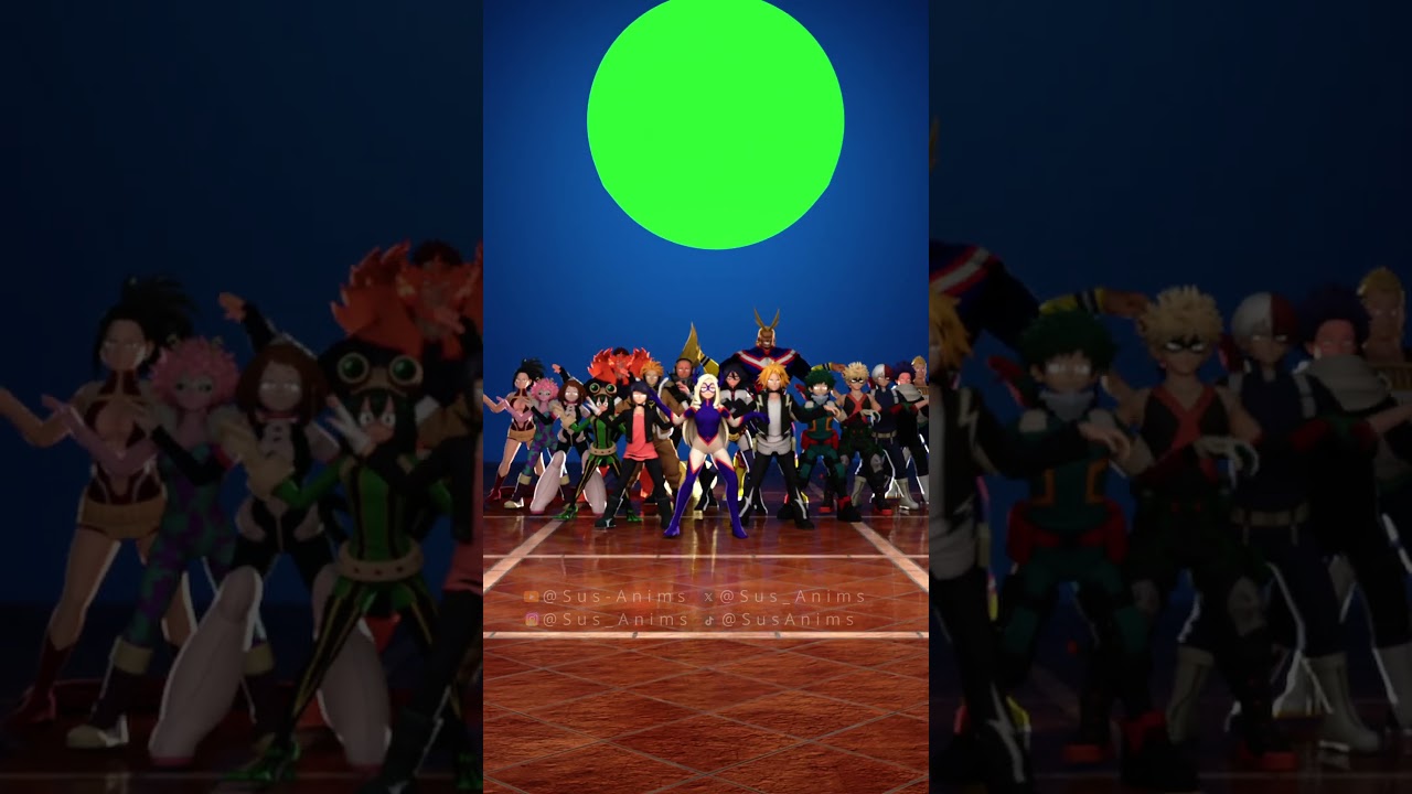 Mt Lady Joins the Katseye Dance :) Who's next? #susanims #bnha #mha #animation