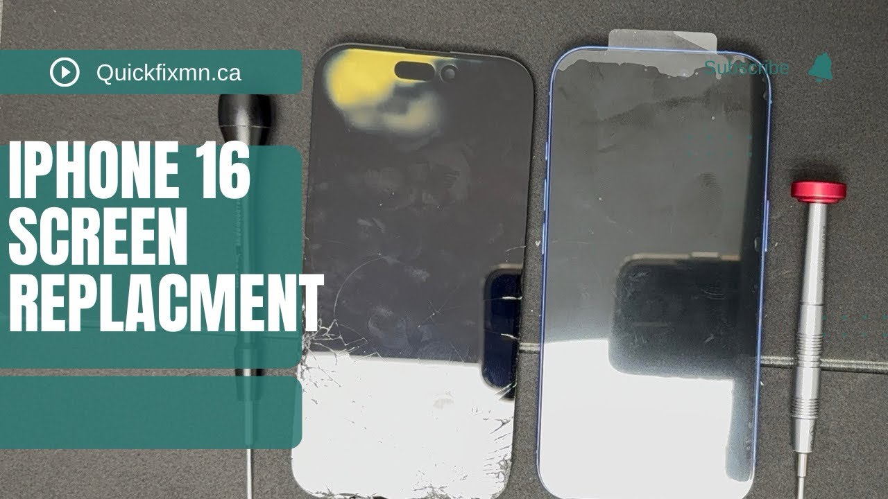 iPhone 16 broken screen replacement | screen Fix for iPhone 16 #iphone16 #broken #crack #iphone 