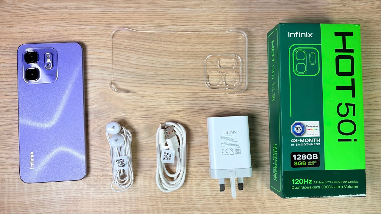Infinix Hot 50i Unboxing and first Look - Beautiful