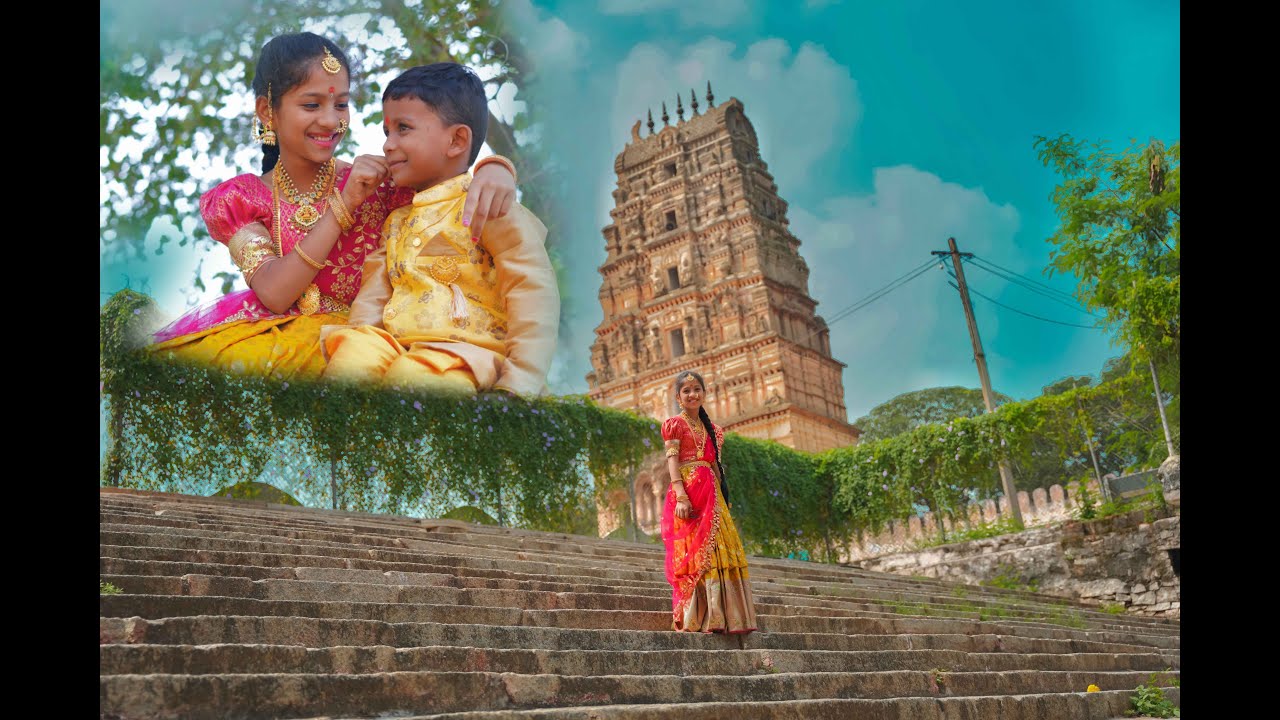 Haif Saree and dhoti ceremony pre-shoot 2021