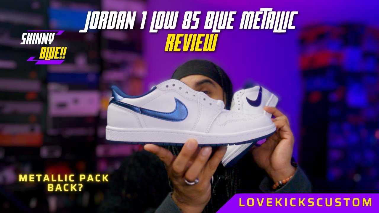 JORDAN 1 LOW 85 METALLIC BLUE!! LOWS FOR THE WIN!! RETURN OF THE METALLIC PACK!!