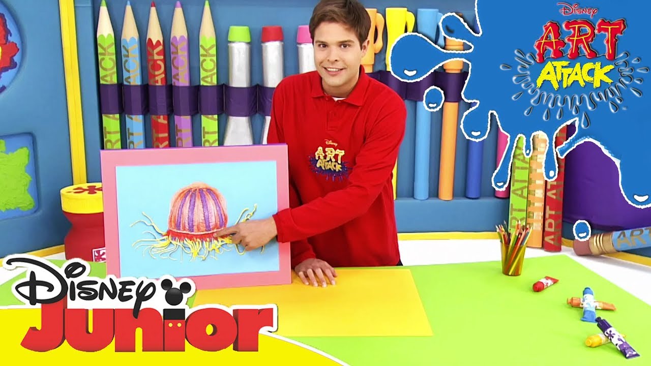 Art Attack Bastelclip 37: Bild aufpeppen | Disney Junior