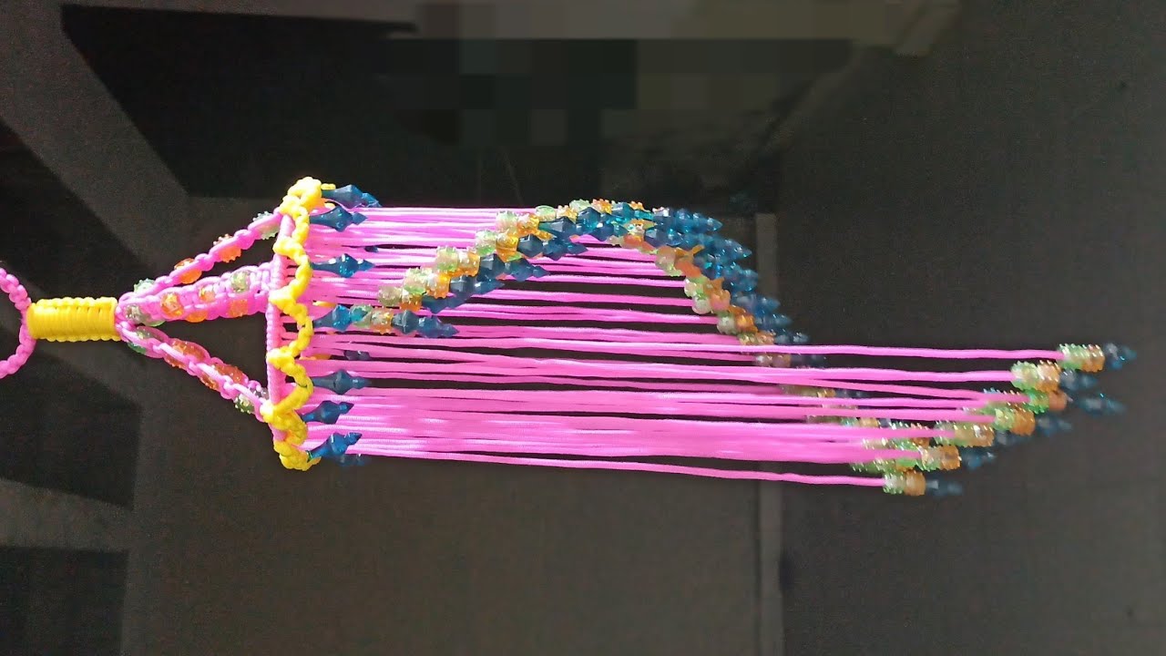 Macrame Jhumar | Simple Macrame Jhumar