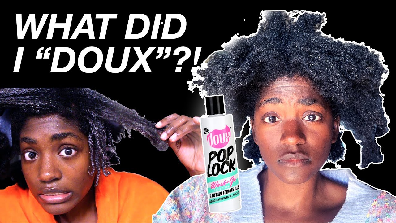 Wash n' go for a WEEK they said...it'll be POPPIN' they said... | The Doux glaze on 4c hair