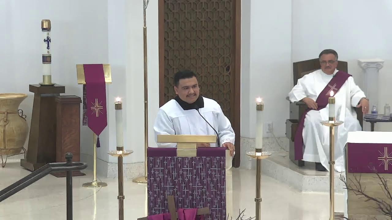 St Joseph's Catholic Church 11am English Mass First Sunday of Lent 2/22/26