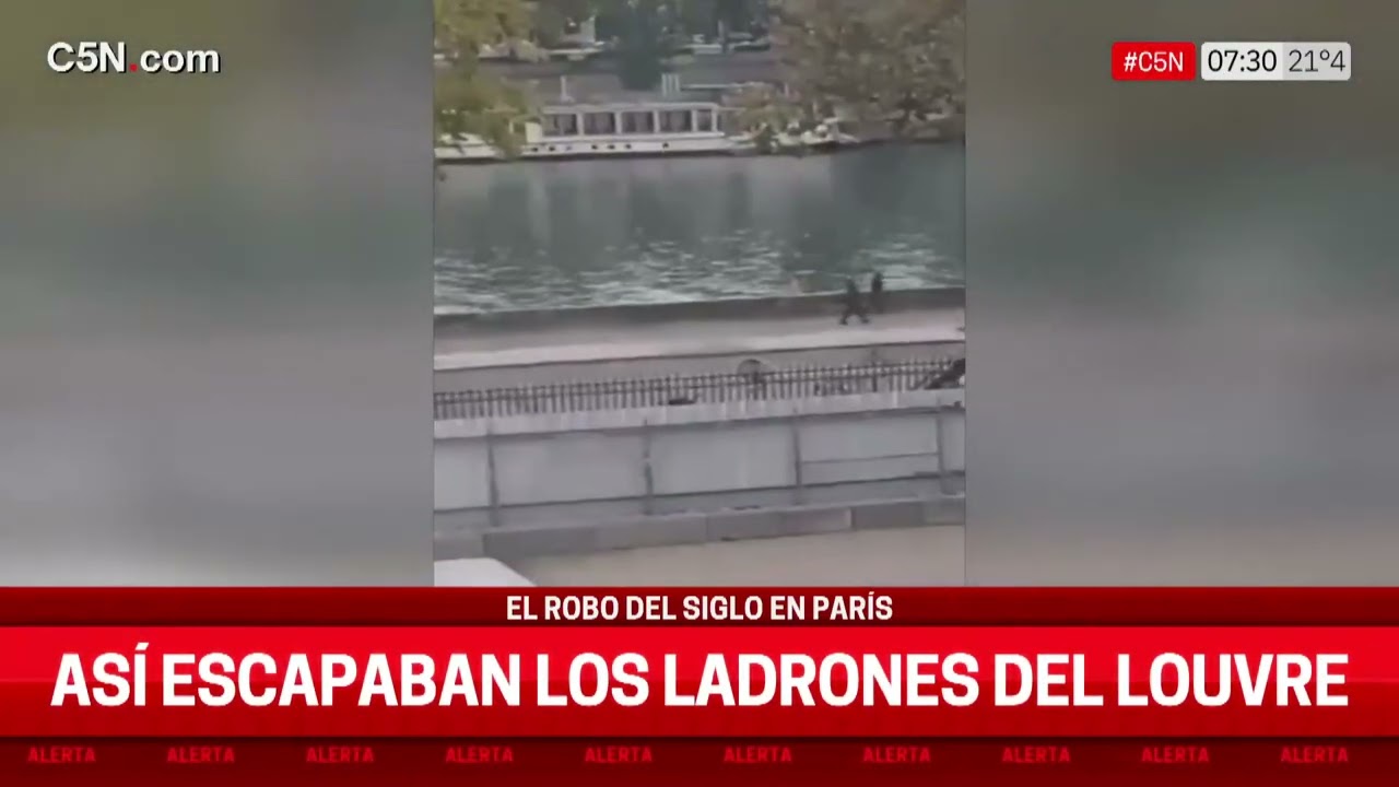 ROBO del SIGLO en PARÍS: ASÍ ESCAPARON los LADRONES del LOUVRE