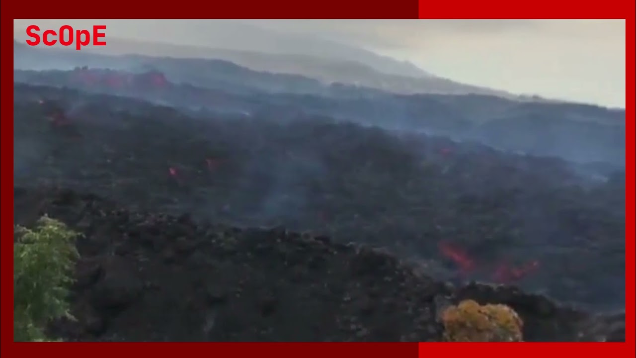 La Palma Volcano's Northern Flank Collapses