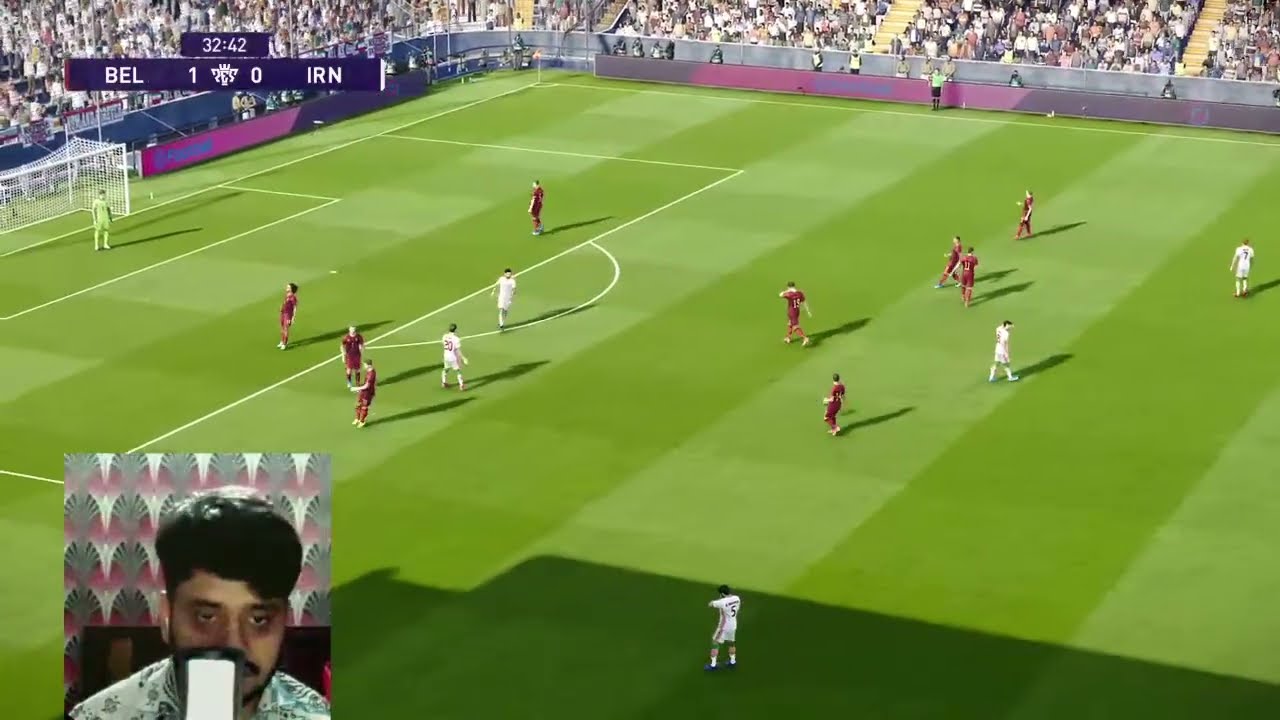 🔴Belgium vs Iran | Football Video Game PES 21 Gameplay Simulation on PlayStation 4