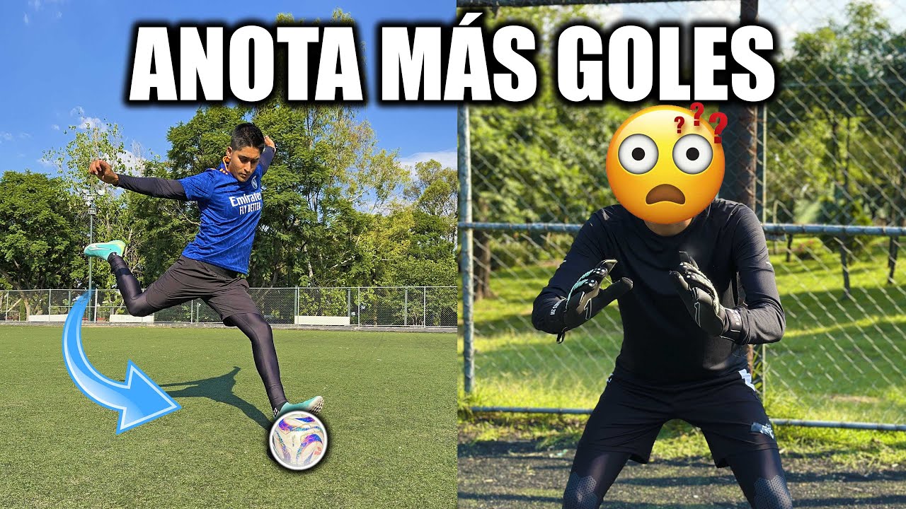 Como PEGARLE AL BALÓN A DÓNDE TÚ QUIERAS 🎯 Tips para meter más goles ⚽️🥅