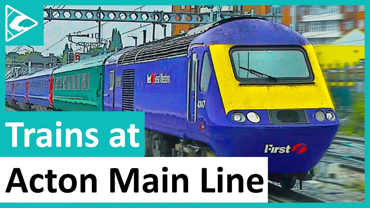 Trains at Acton Main Line (GWML) 04/10/2018