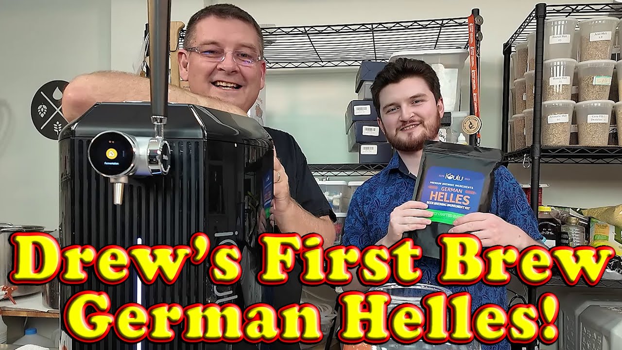 Guest Brewer Brews a Helles Lager on the iGulu F1 Craft Beer System