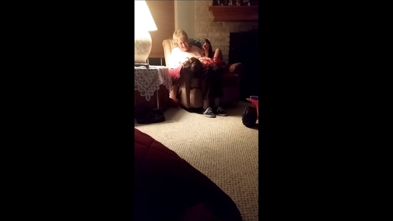 Chunkins tickled by Memaw