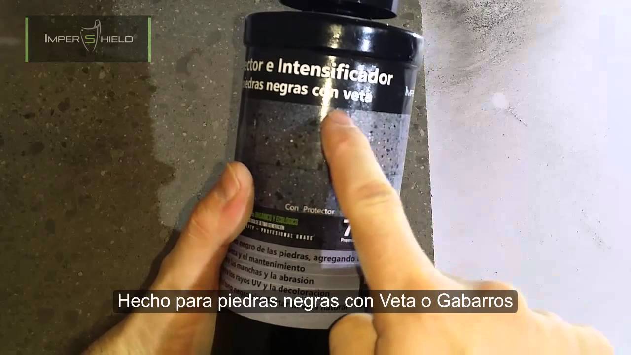 Sellador para Piedras negras, Recinto, Granito, Cantera negra -  Impershield
