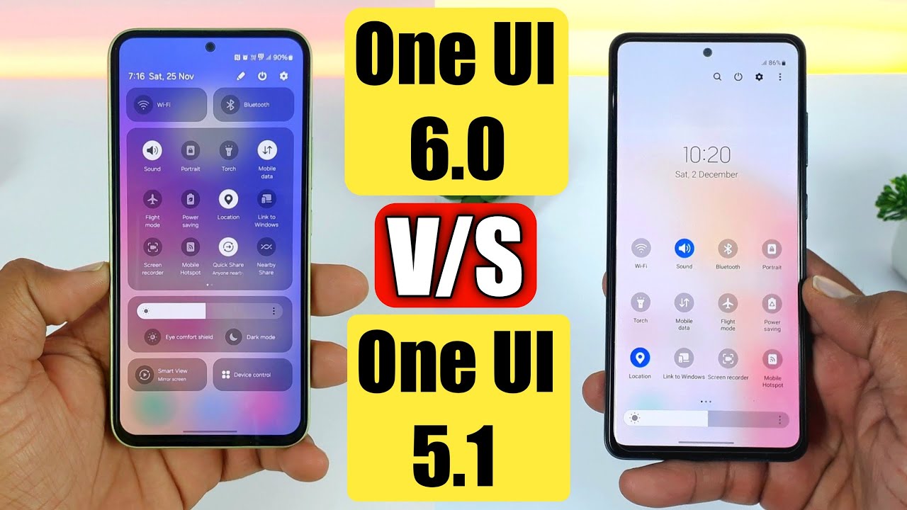 Samsung One UI 6.0 Vs One UI 5.1 | Lot's Of Improvements 😍😍😍