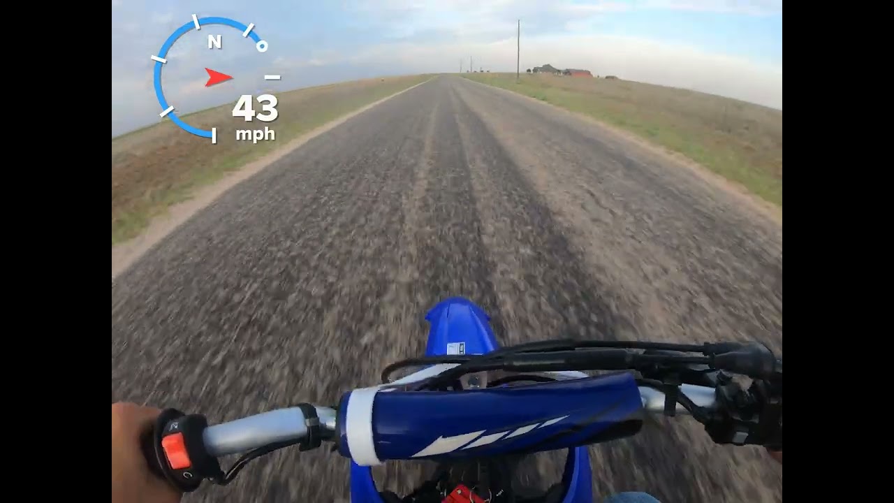 2021 ttr 110 Top Speed! (with gps)