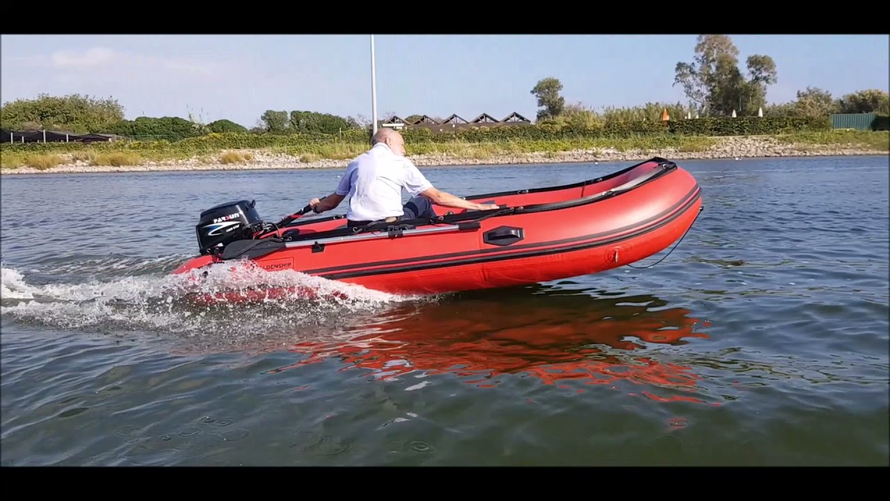 Goldenship Schlauchboote vom 2m Tender bis zum 5,20m Rib gefahren mit Parsun Motoren von Boote Koch